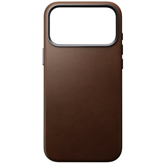 Nomad Traditional MagSafe Skinndeksel til iPhone 17 Pro Max - Brun