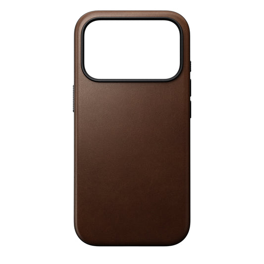 Nomad Modern MagSafe Skinndeksel til iPhone 17 Pro - Brun