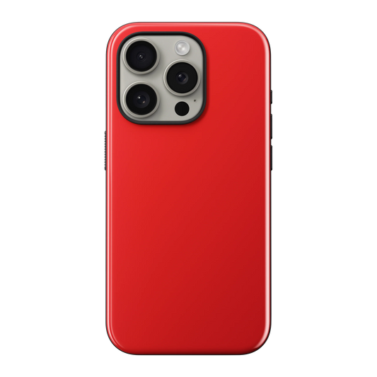 Nomad Sport Case MagSafe Deksel til iPhone 15 Pro - Night Watch Red