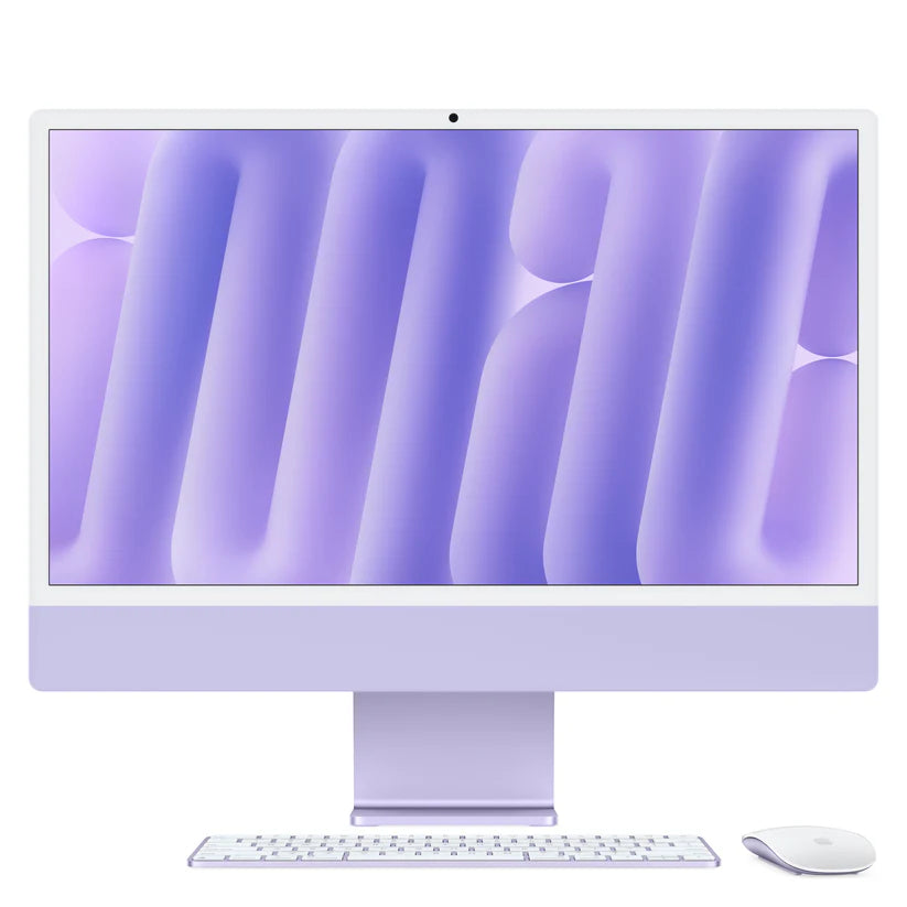 iMac 24-tommer M4 8GPU 256GB SSD 16GB Minne - Lilla