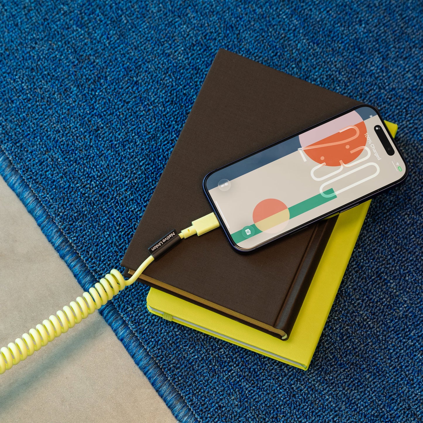 Native Union 2,4m Pop USB-C Ladekabel - Lemon