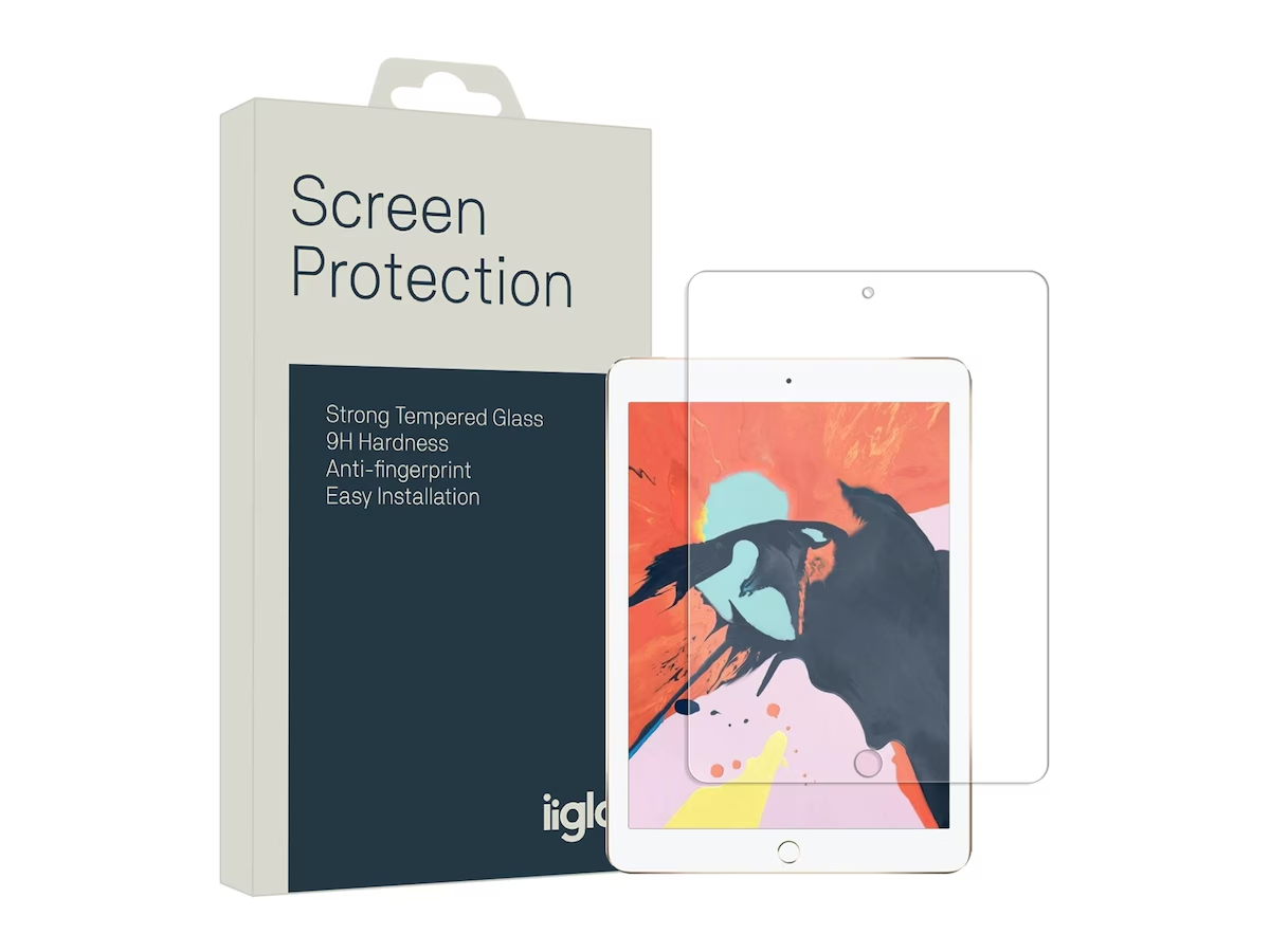 iiglo Tempered Glass Skjermbeskytter til iPad 10,2"