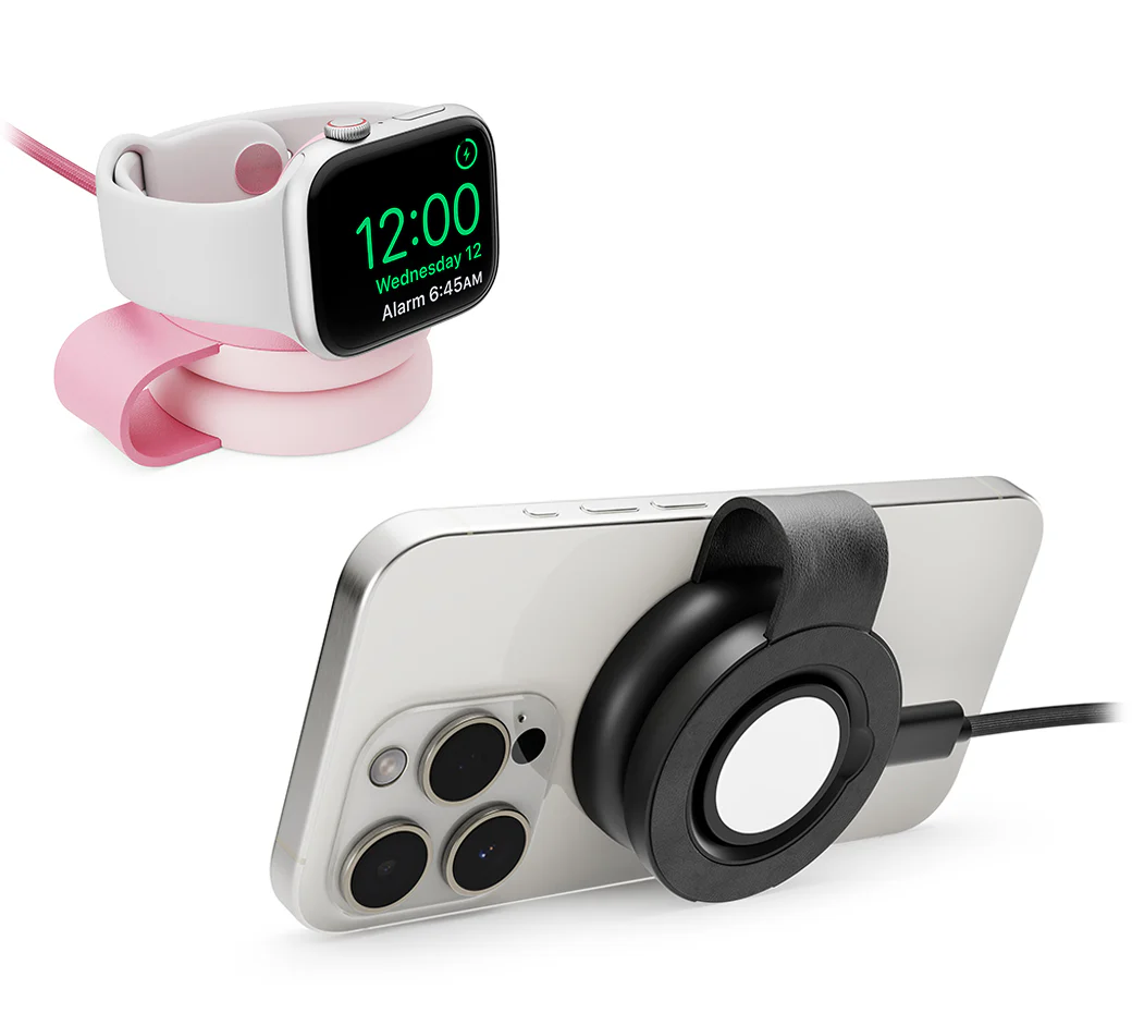 Twelve South ButterFly SE 2-i-1 MagSafe Reiselader - Svart