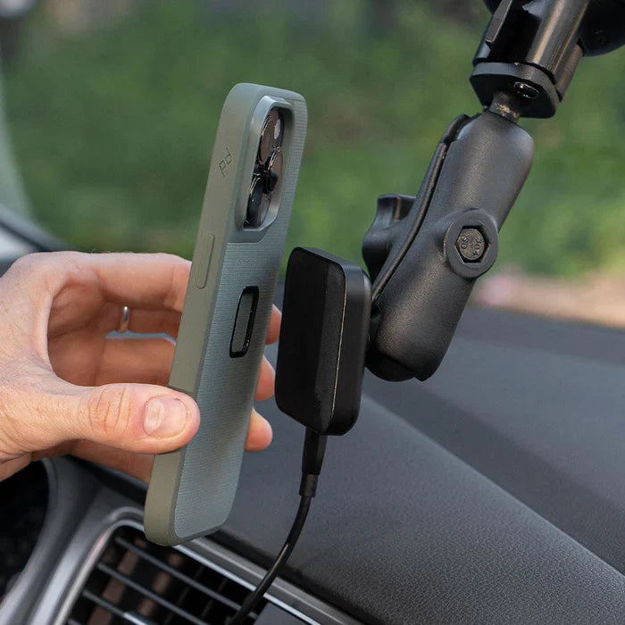 Peak Design 1" Kulefeste for iPhone til Bilen med Qi2-lading