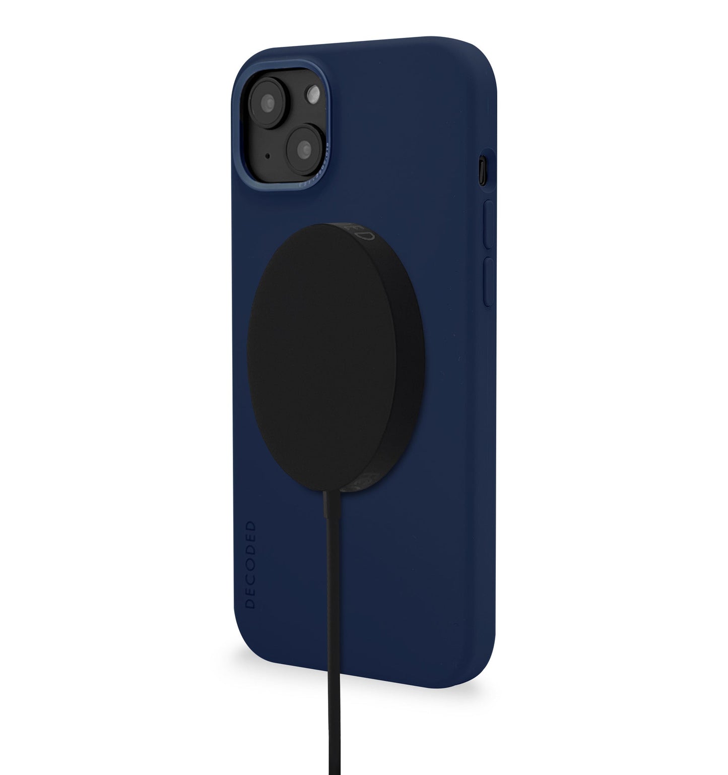 Decoded Silikon Backcover deksel til iPhone 14 Plus - Navy Peon
