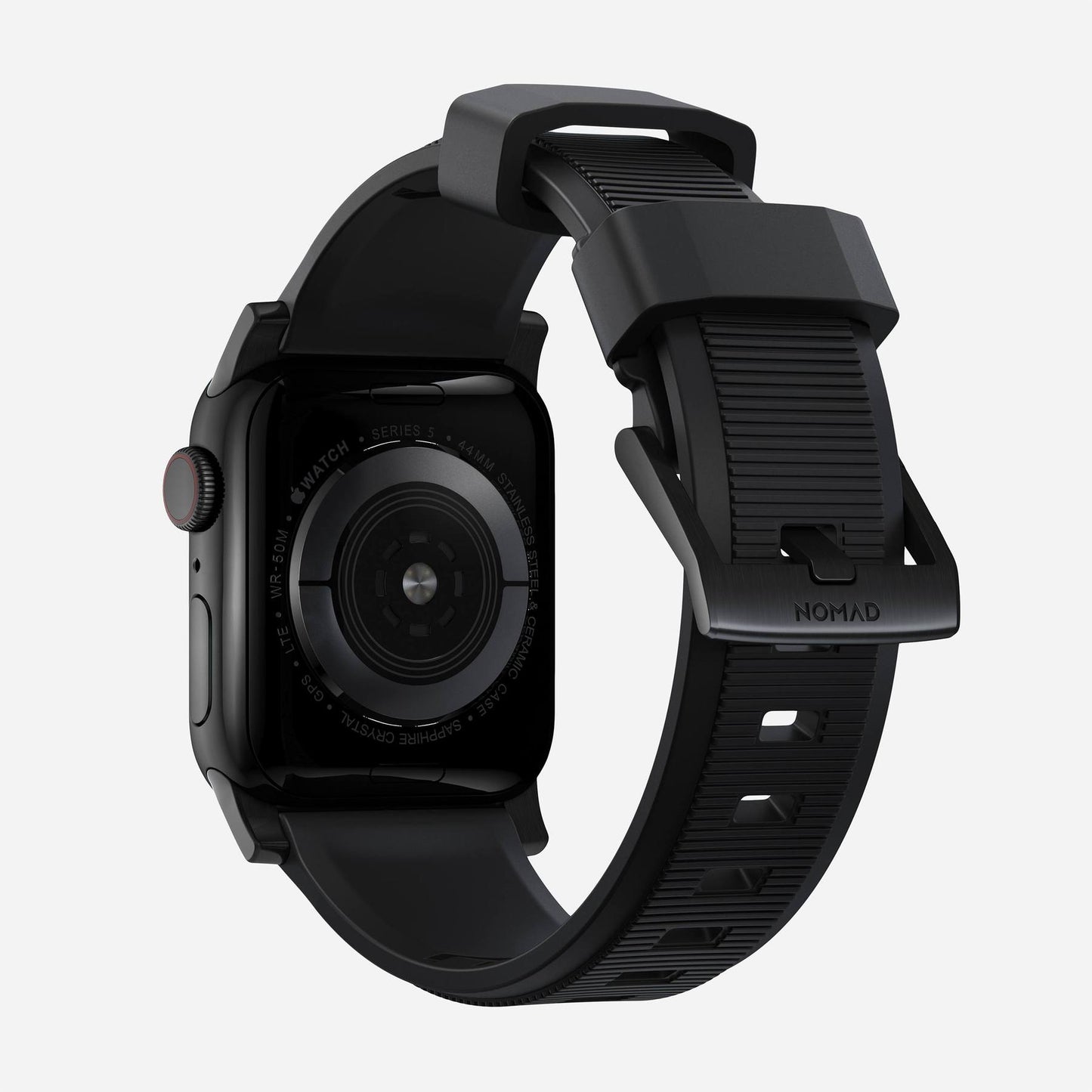 Nomad 42/41 mm Rugged Strap reim - Svart