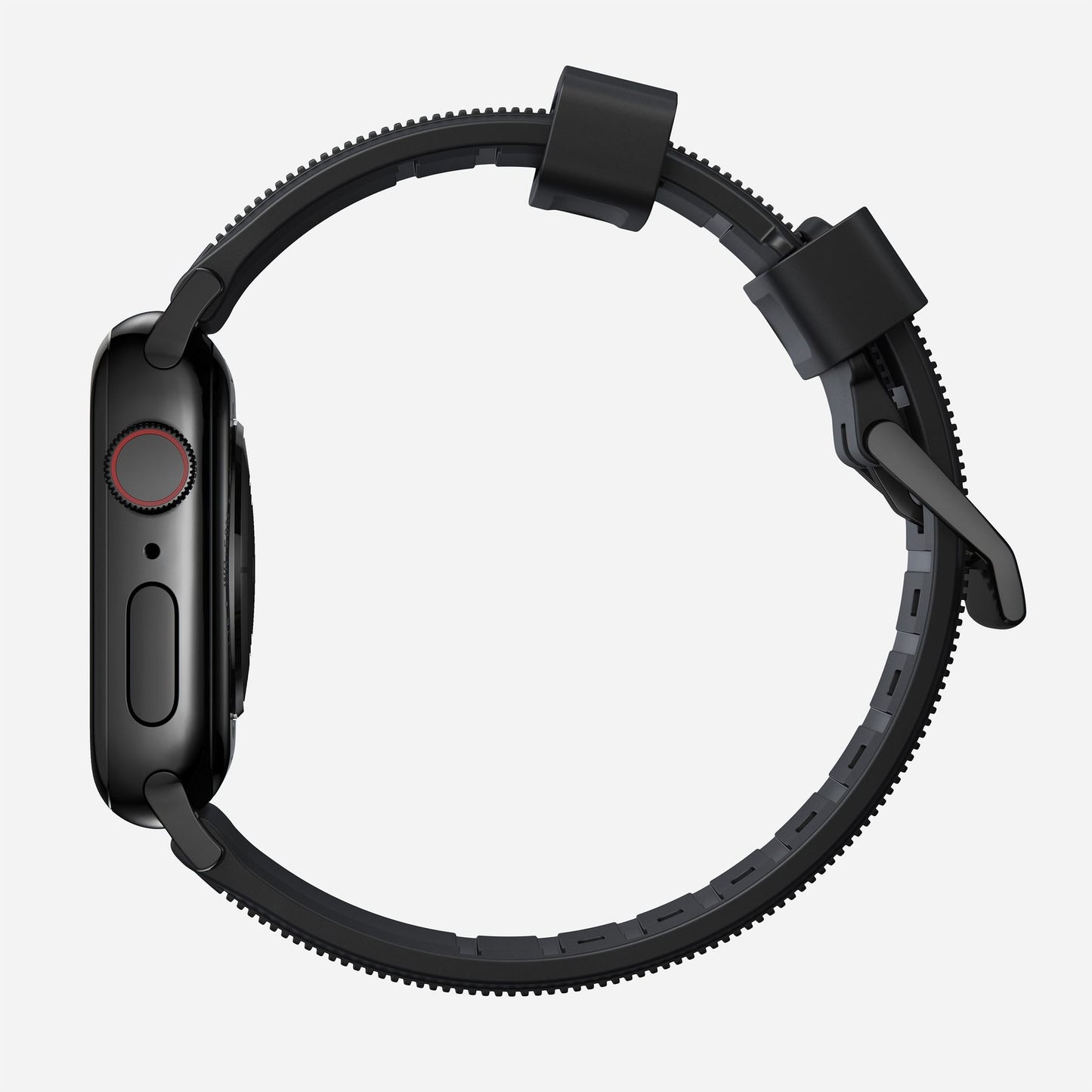 Nomad 42/41 mm Rugged Strap reim - Svart