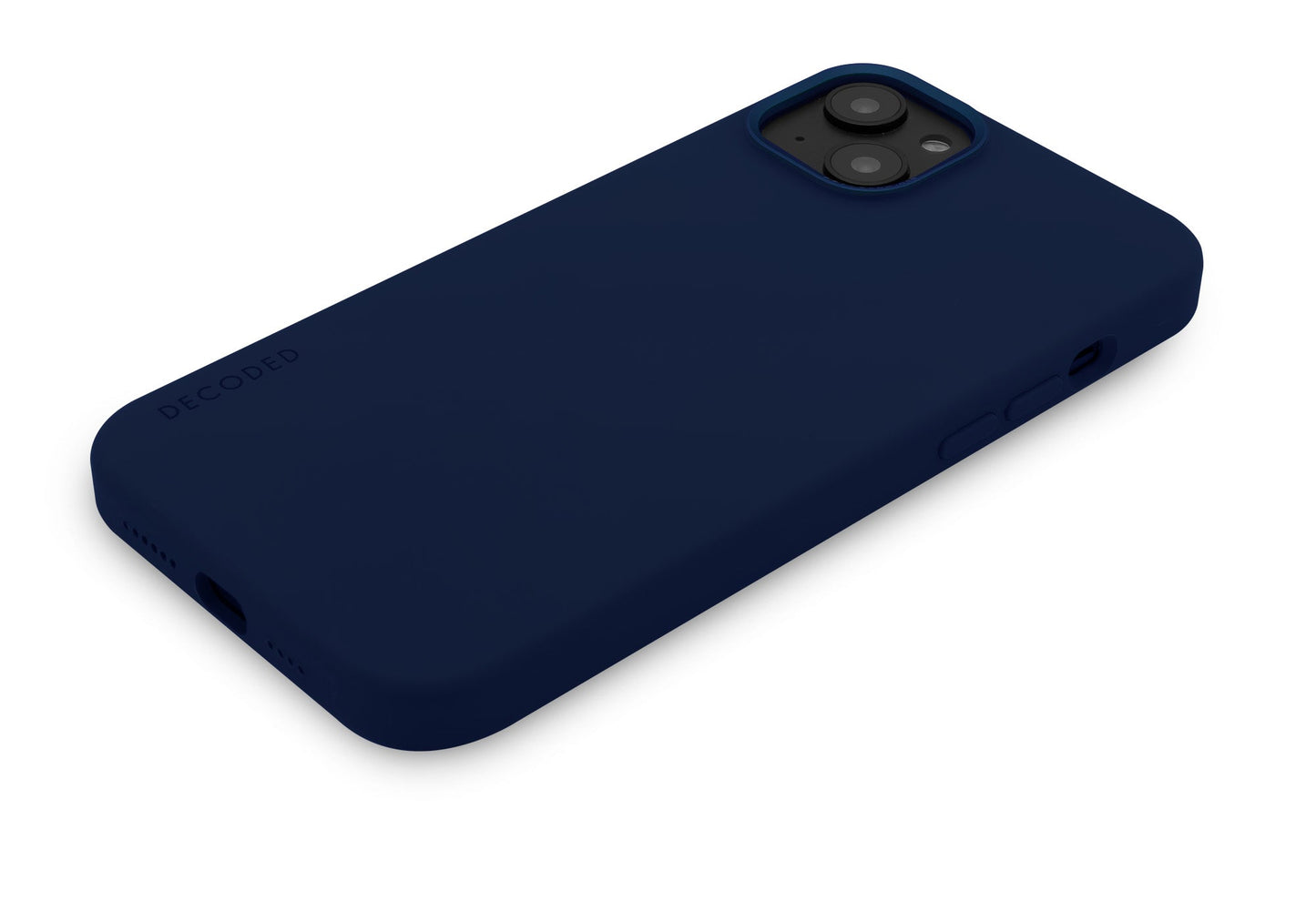 Decoded Silikon Backcover deksel til iPhone 14 Plus - Navy Peon