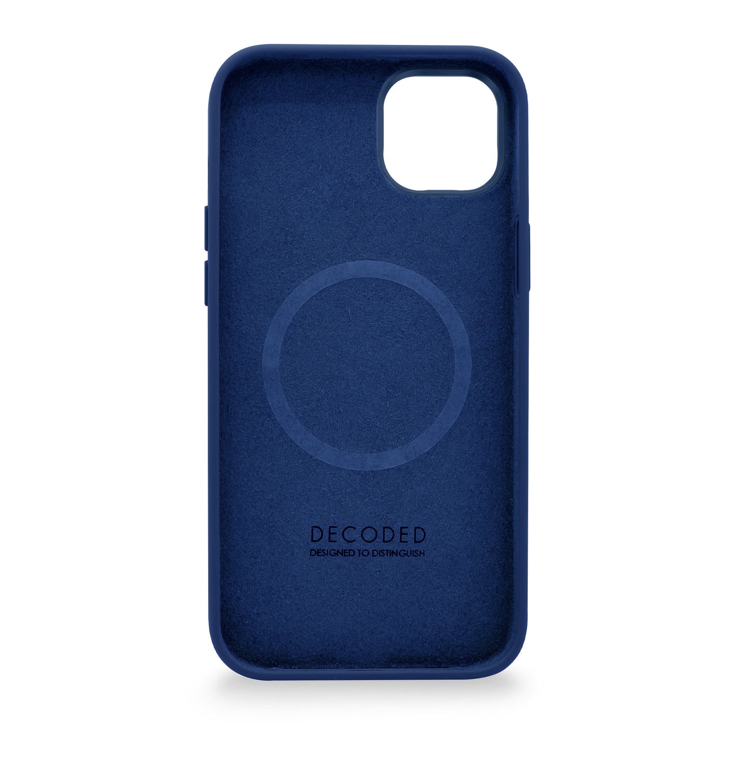 Decoded Silikon Backcover deksel til iPhone 14 Plus - Navy Peon