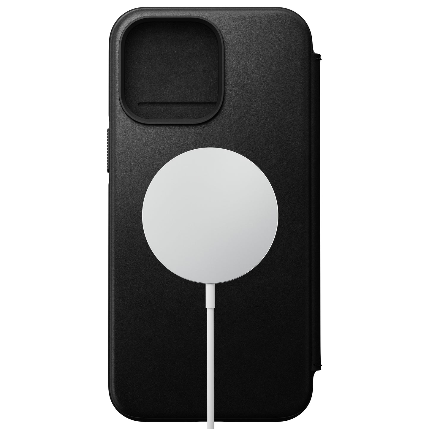 Nomad Lommebokdeksel i skinn med MagSafe til iPhone 14 Pro Max - Svart