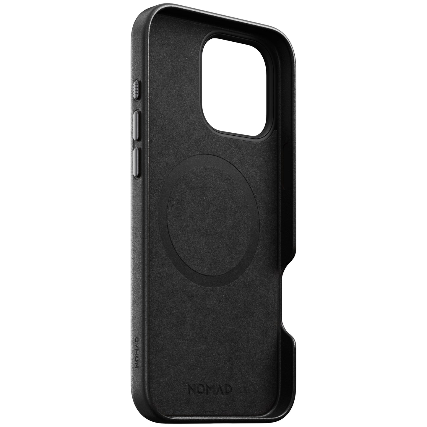 Nomad Traditional Case MagSafe Skinndeksel til iPhone 16 Pro Max - Svart