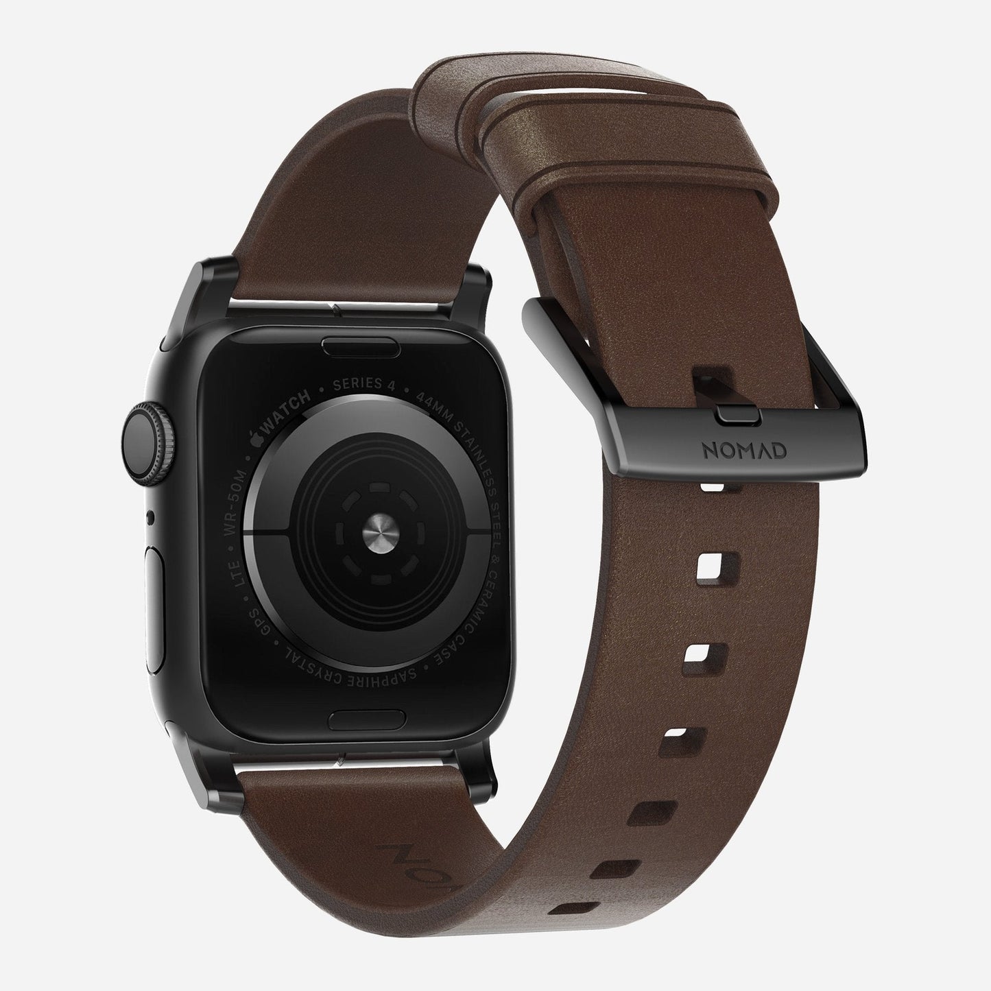 Nomad 42/41 mm Moderne Skinnrem med Svart Spenne - Brun
