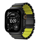 Nomad 49/46 mm Stratos Band Reim - Black Titanium/Volt