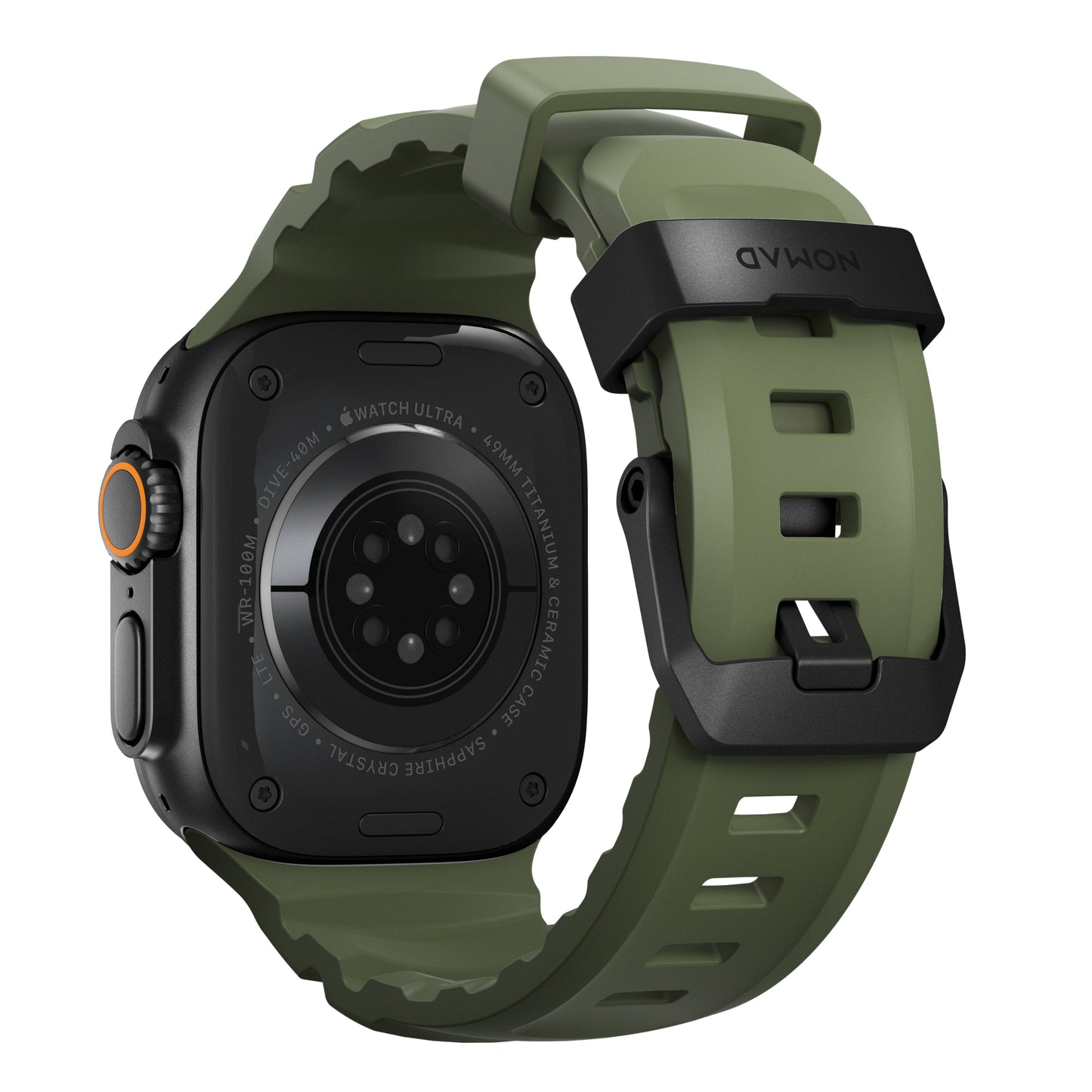 Nomad 49/46 mm Rocky Point Reim med Svart Metall - Forest