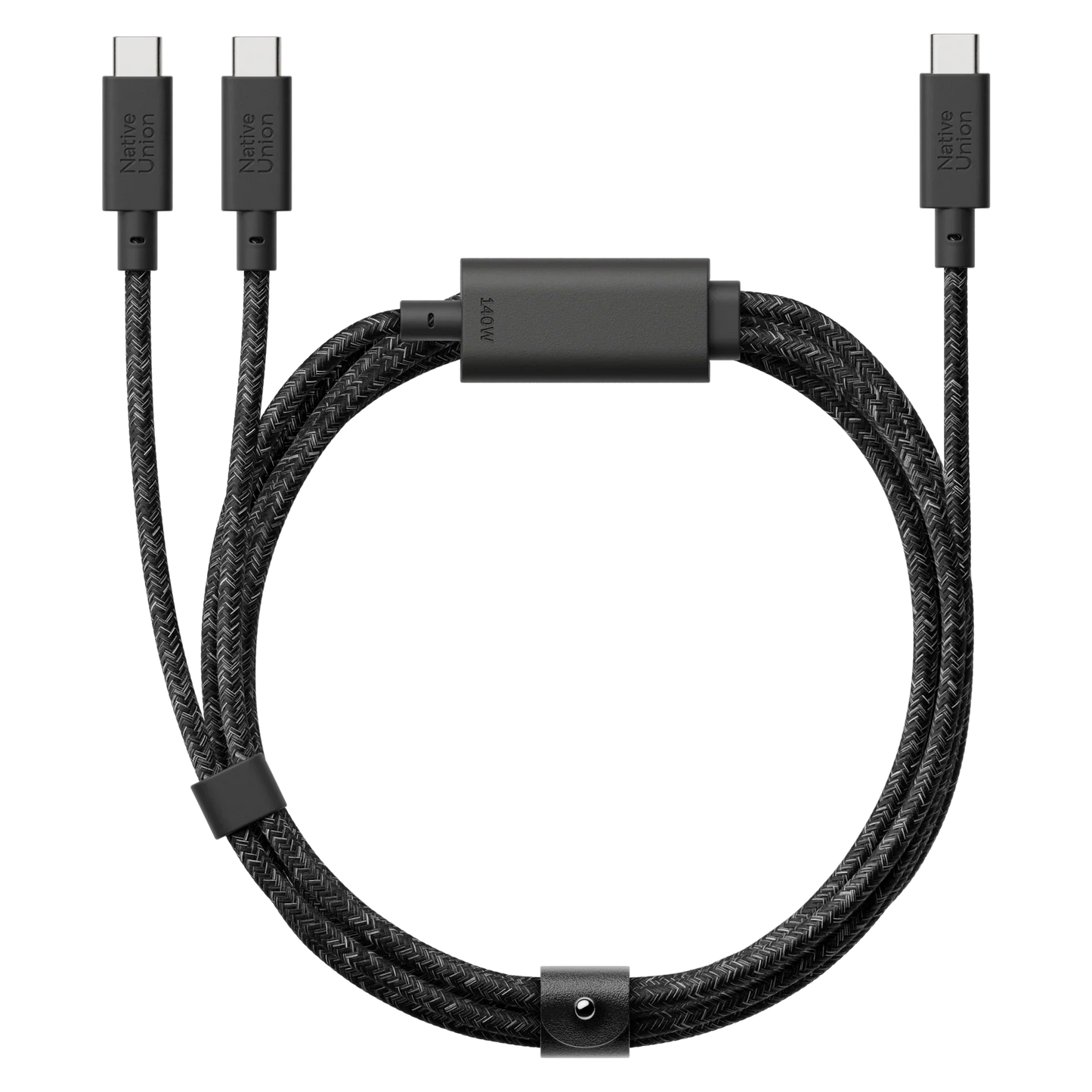 Native Union 2-i-1 USB-C til USB-C ladekabel 2m - Cosmos