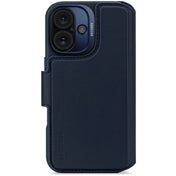 Decoded Lommebokdeksel i skinn med MagSafe til iPhone 16 - Navy