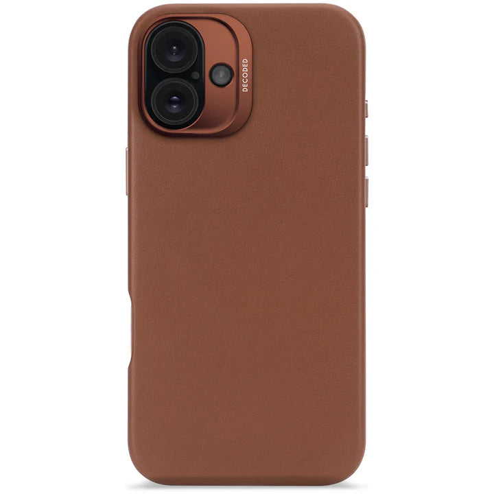 Decoded BackCover MagSafe Skinndeksel til iPhone 16 Plus - Tan