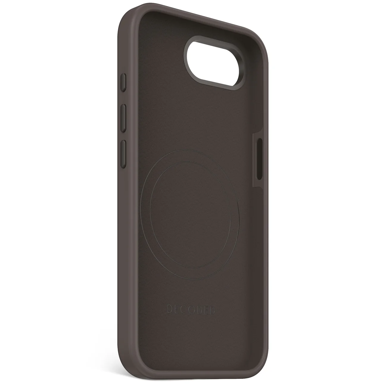 Decoded Backcover Silikondeksel til iPhone 17e/16e - Charcoal
