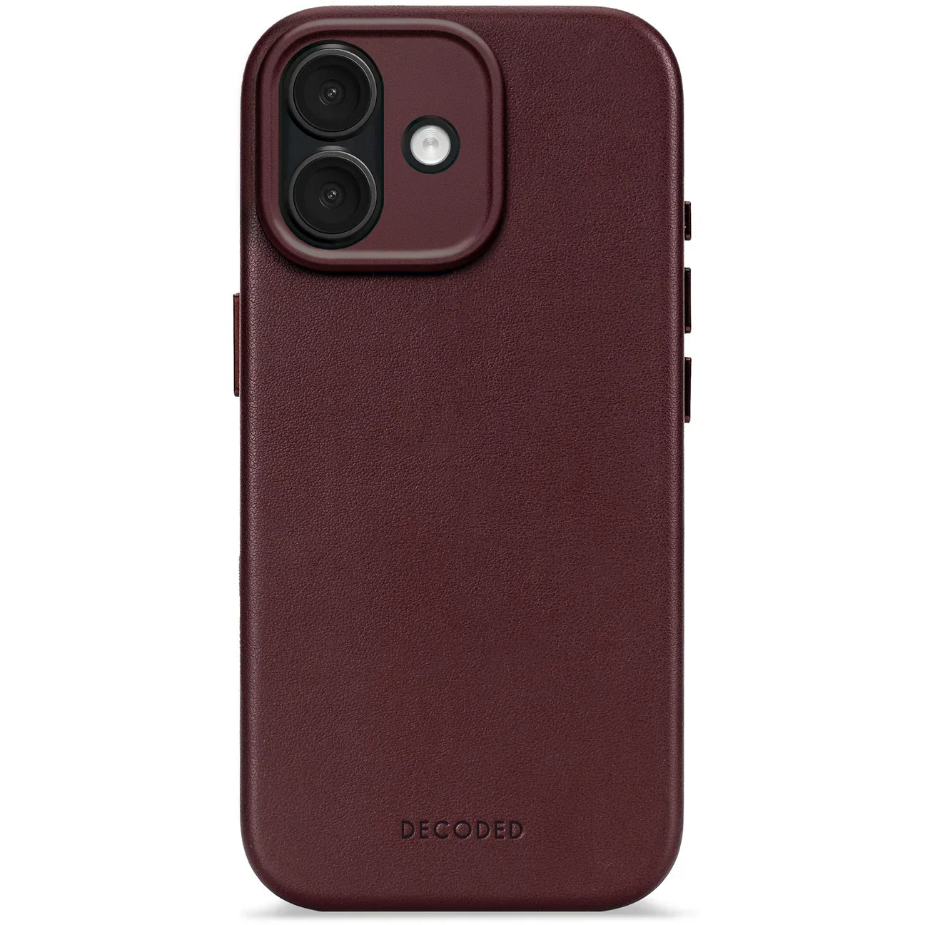 Decoded BackCover MagSafe Skinndeksel til iPhone 17 - Dark Ruby