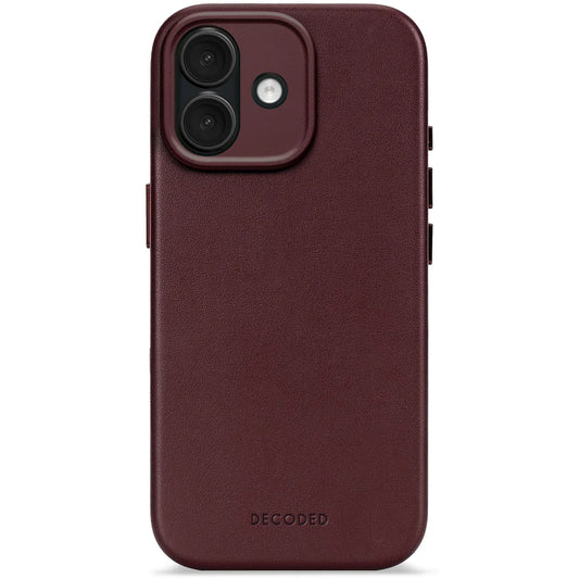 Decoded BackCover MagSafe Skinndeksel til iPhone 17 - Dark Ruby
