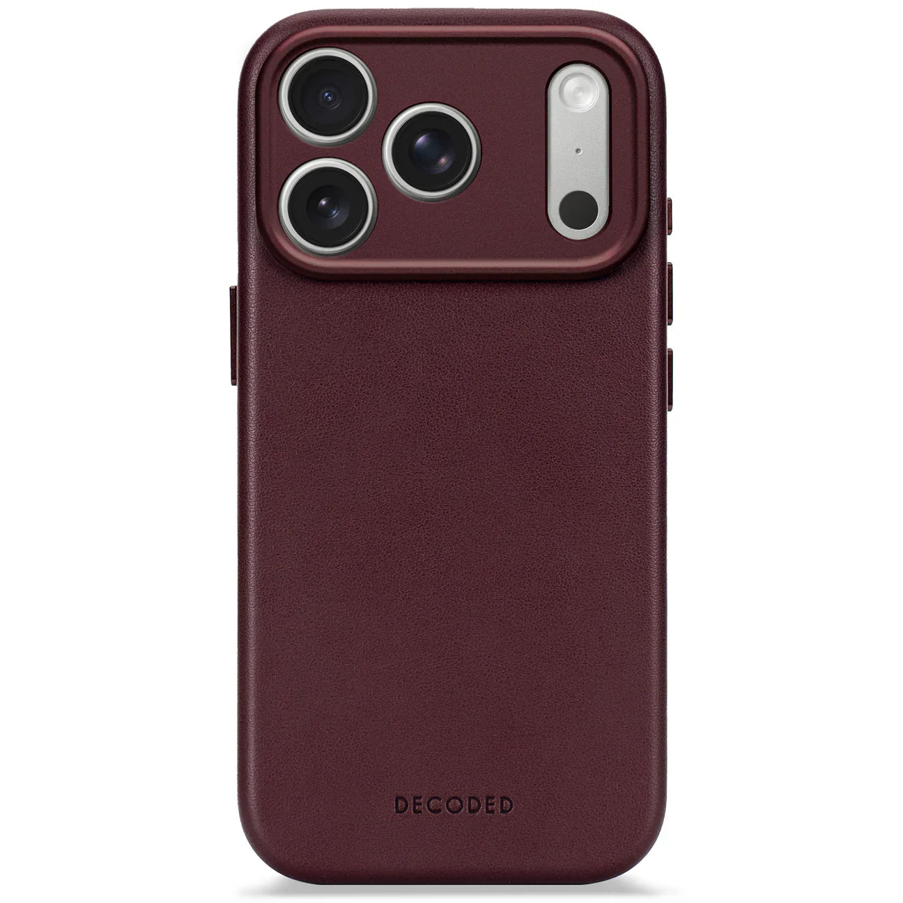 Decoded BackCover MagSafe Skinndeksel til iPhone 17 Pro - Dark Ruby