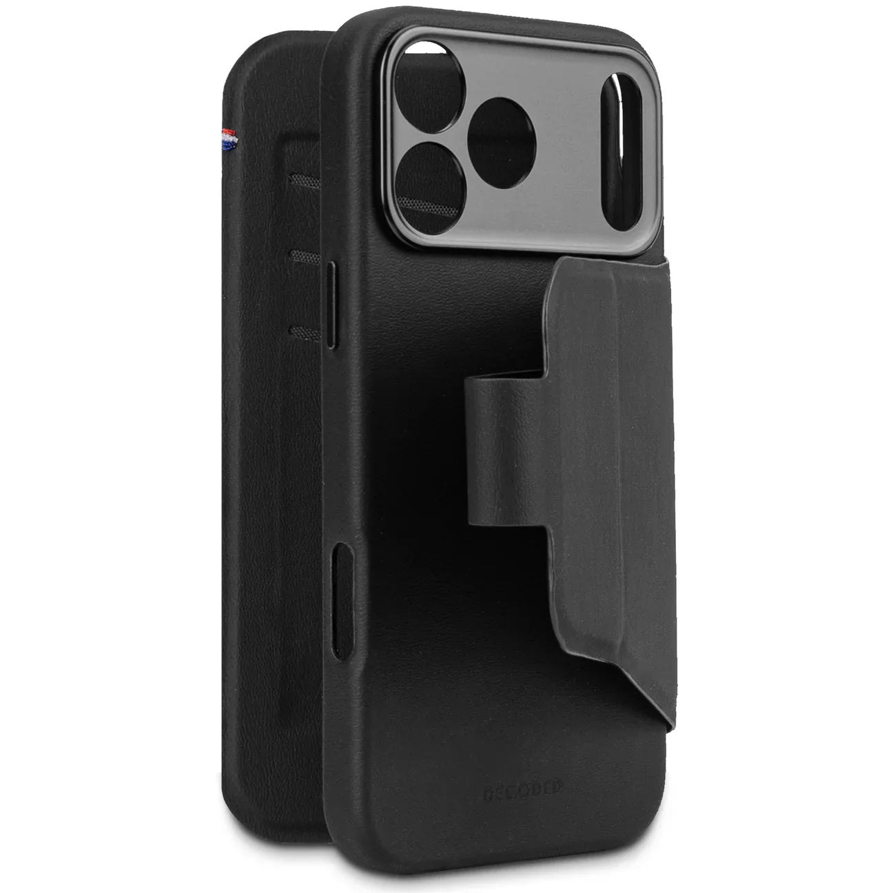 Decoded Lommebokdeksel i silikon med MagSafe til iPhone 17 Pro Max - Phantom Black