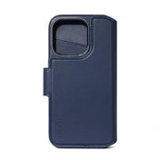 Decoded Lommebokdeksel i skinn med MagSafe til iPhone 15 Pro Max - Navy