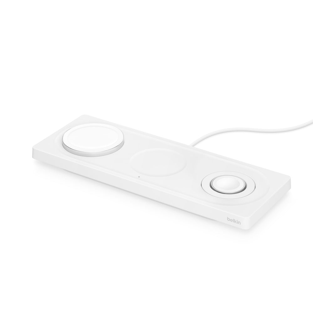 Belkin 3-i-1 MagSafe Trådløs Ladeplate - Hvit