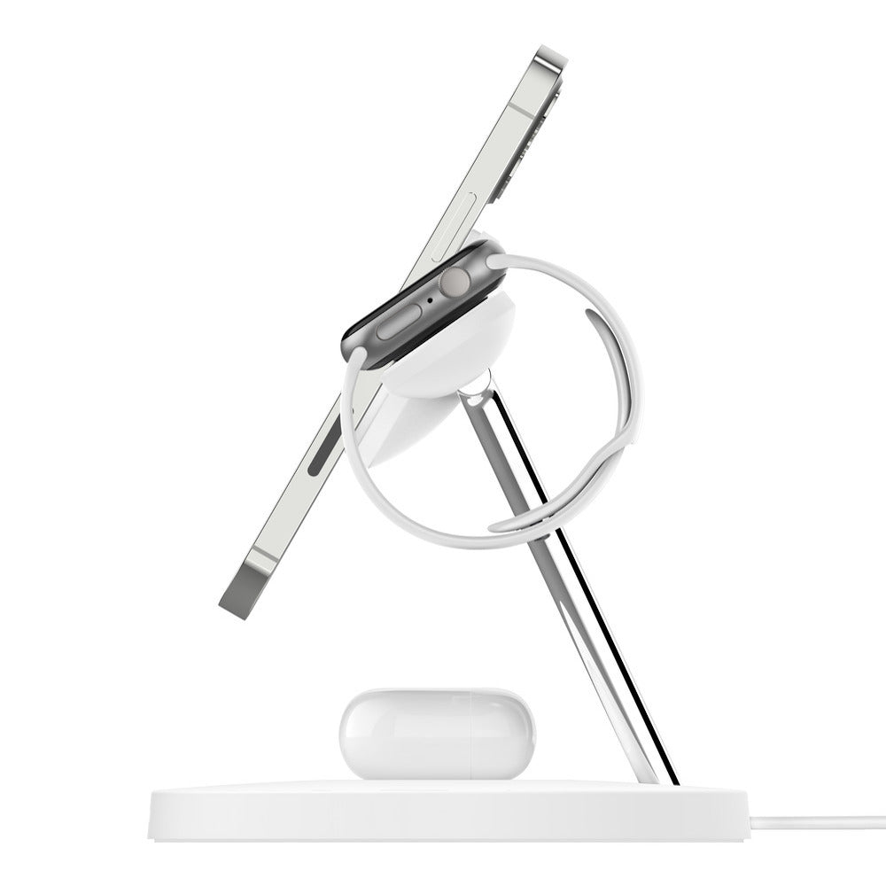 Belkin 3-i-1 MagSafe Trådløs Ladestativ - Hvit