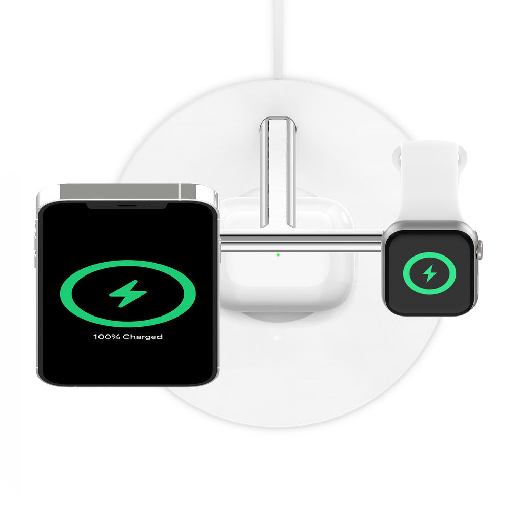 Belkin 3-i-1 MagSafe Trådløs Ladestativ - Hvit