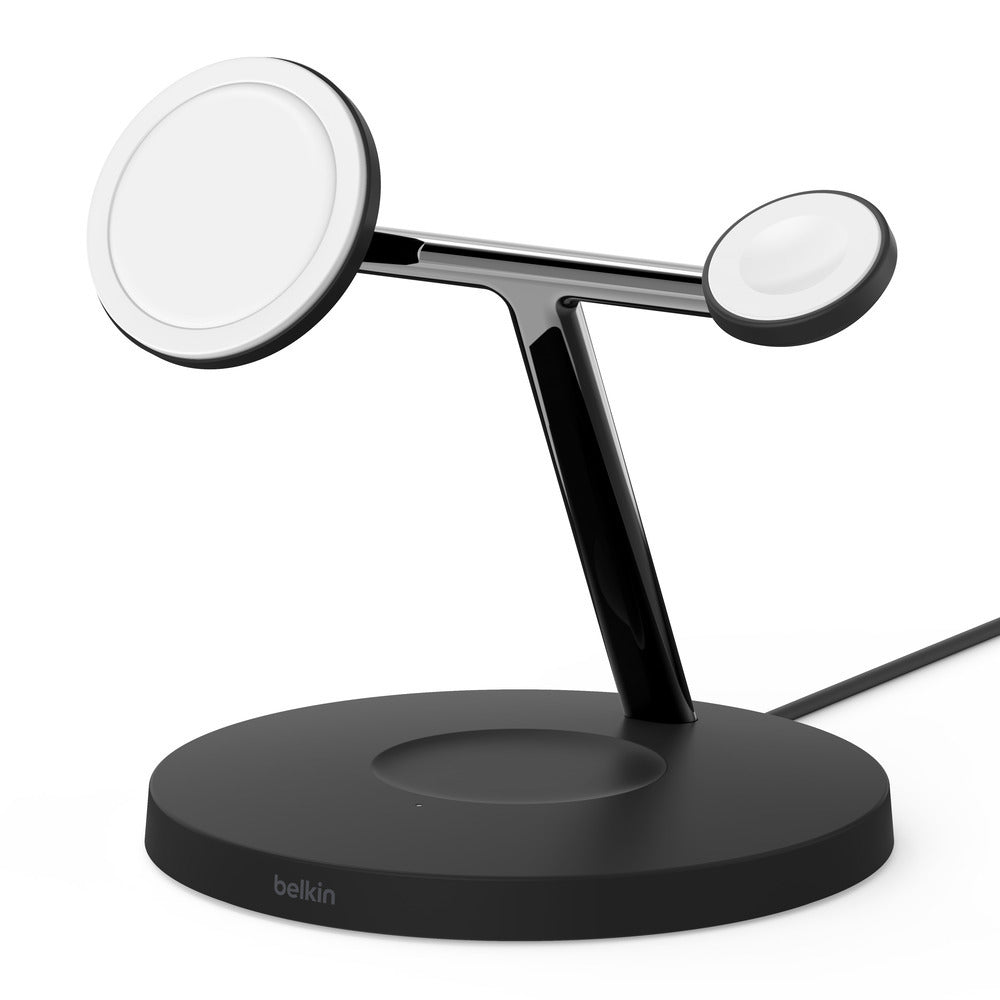 Belkin 3-i-1 MagSafe Trådløs Ladestativ - Svart