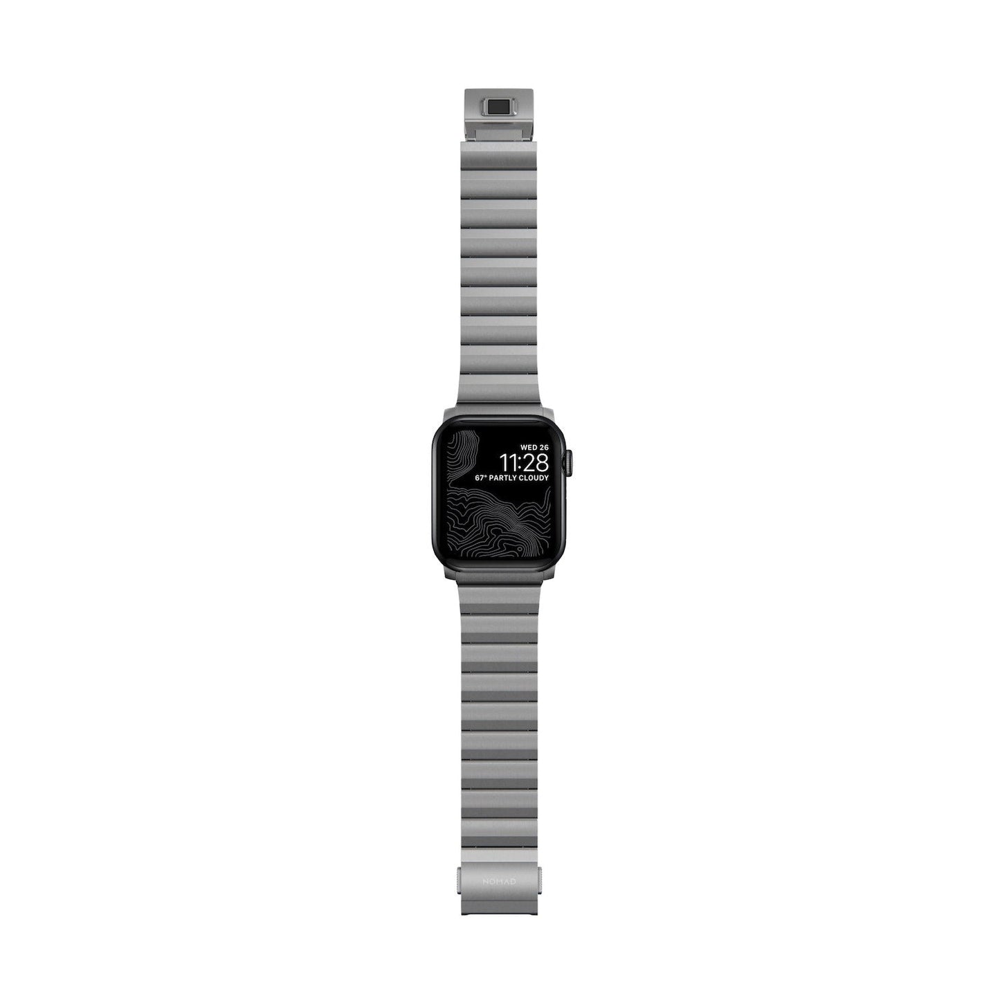 Nomad 49/46 mm Titanium reim V3 - Sølv