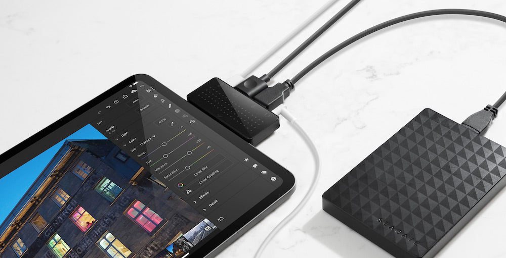 Twelve South StayGo mini USB-C Hub - Svart