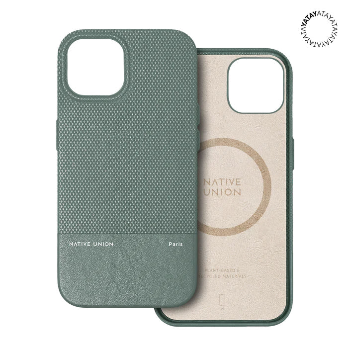 Native Union (RE)CLASSIC MagSafe Deksel til iPhone 15 - Slate Green