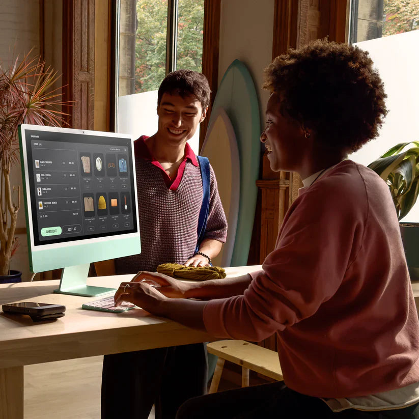 iMac 24-tommer med Retina 4,5K-skjerm M4
