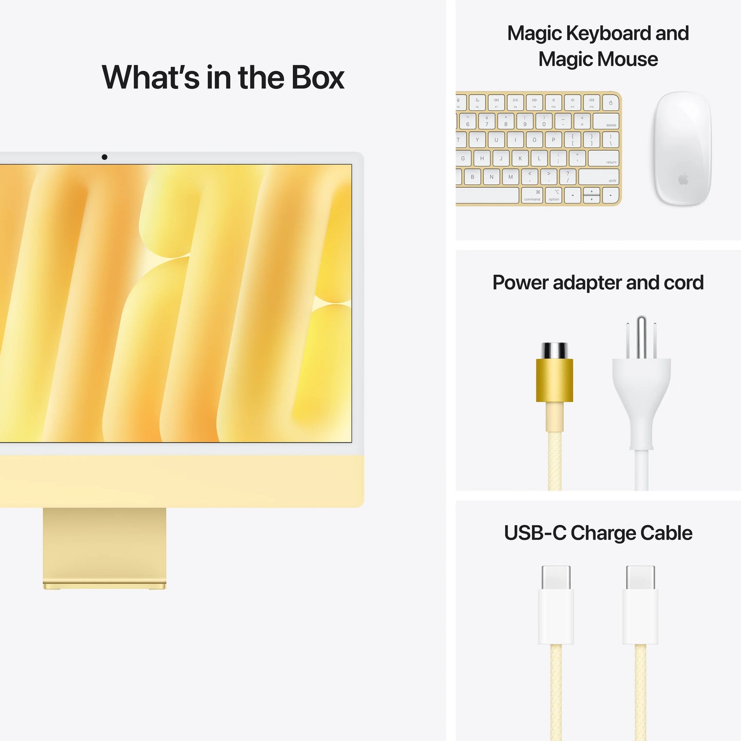 iMac 24-tommer M4 10GPU 256GB SSD 16GB Minne - Gul