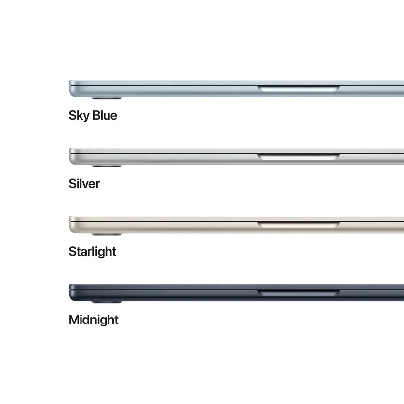 MacBook Air 13-tommer M4 512GB SSD 16GB Minne med Internasjonalt engelsk tastatur - Midnatt