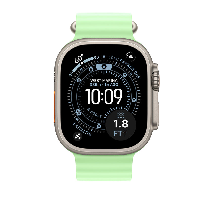49mm-neon-green-ocean-band-extension-natural-titanium-finish_MGCG4_AV2