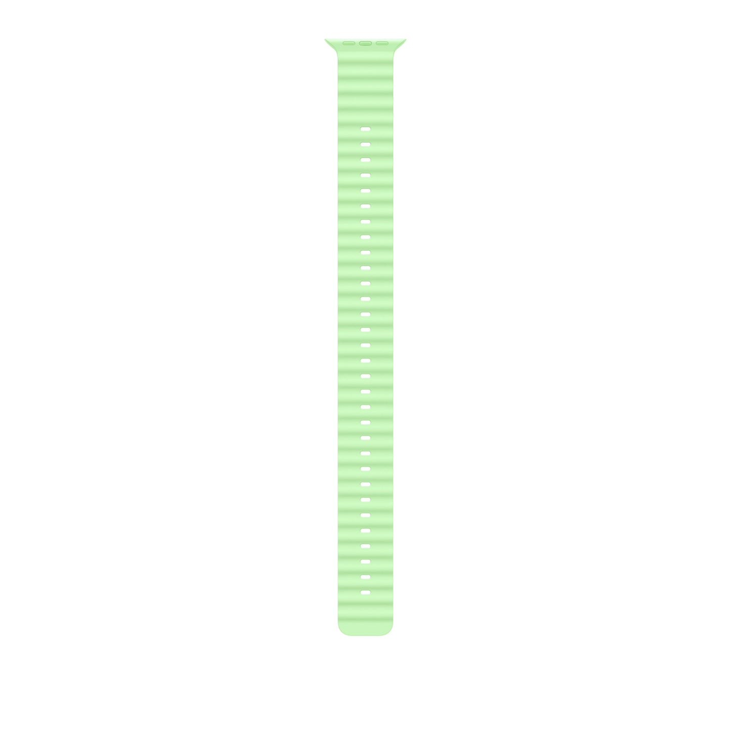 49mm-neon-green-ocean-band-extension-natural-titanium-finish_MGCG4