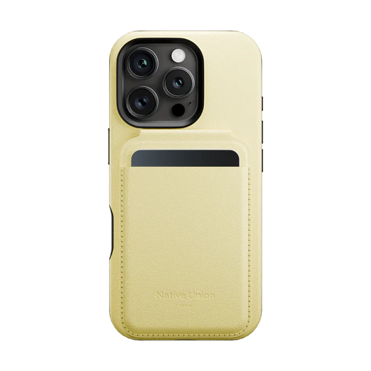 Native Union Magnetisk kortholder med stativ - Lemon