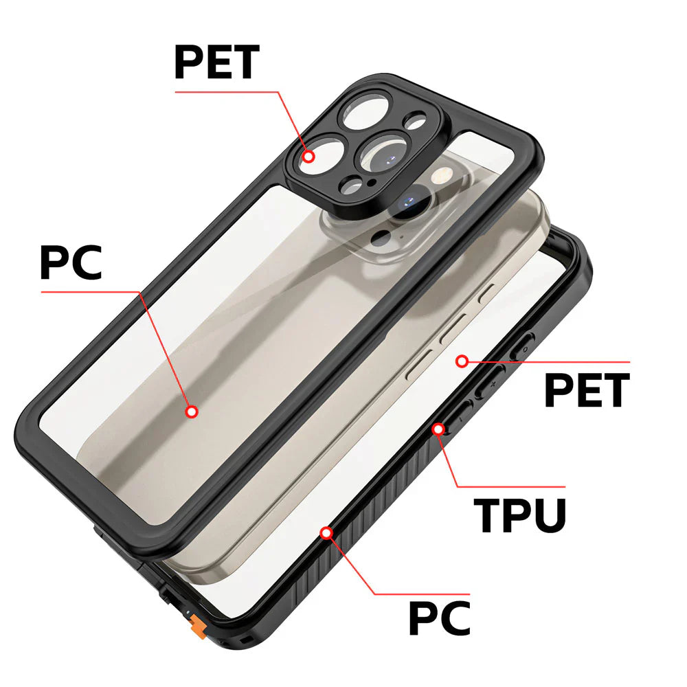 Armor-X MX Vanntett Deksel til iPhone 16 Pro Max
