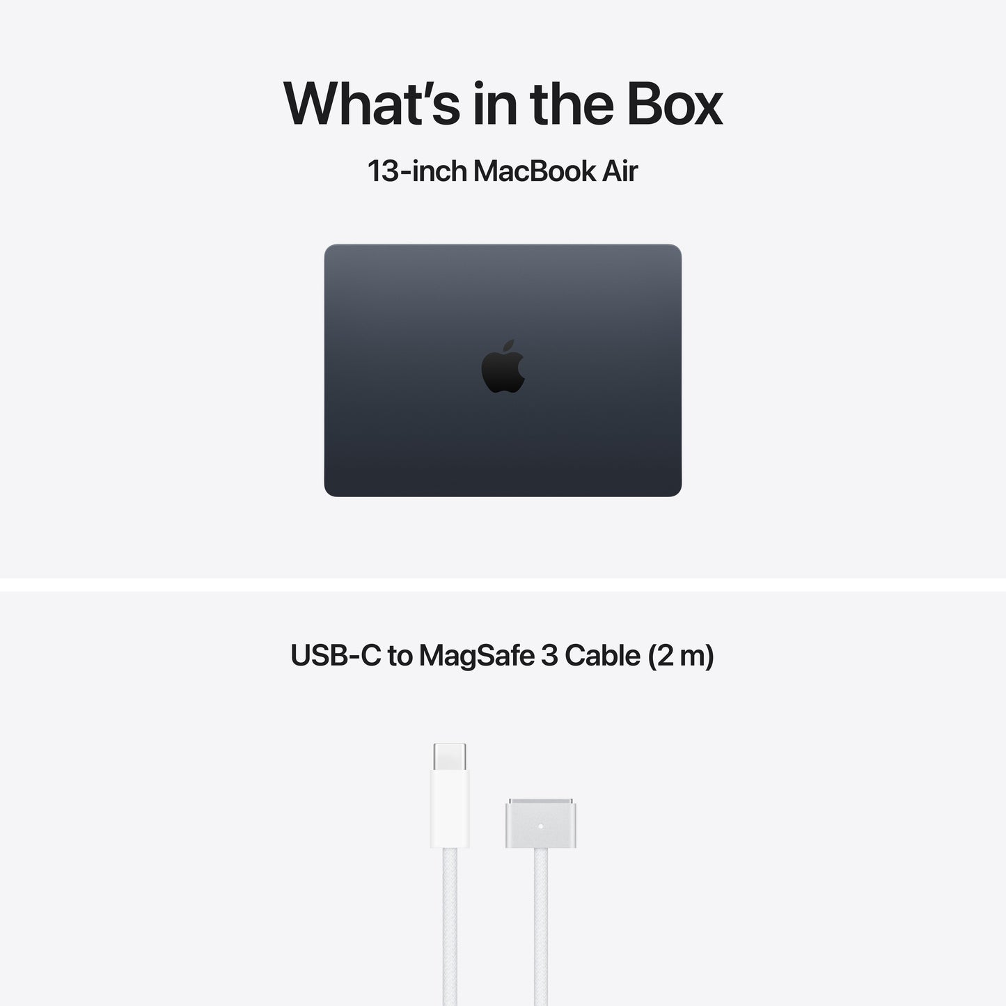 MacBook Air 13-tommer M5 - Midnatt