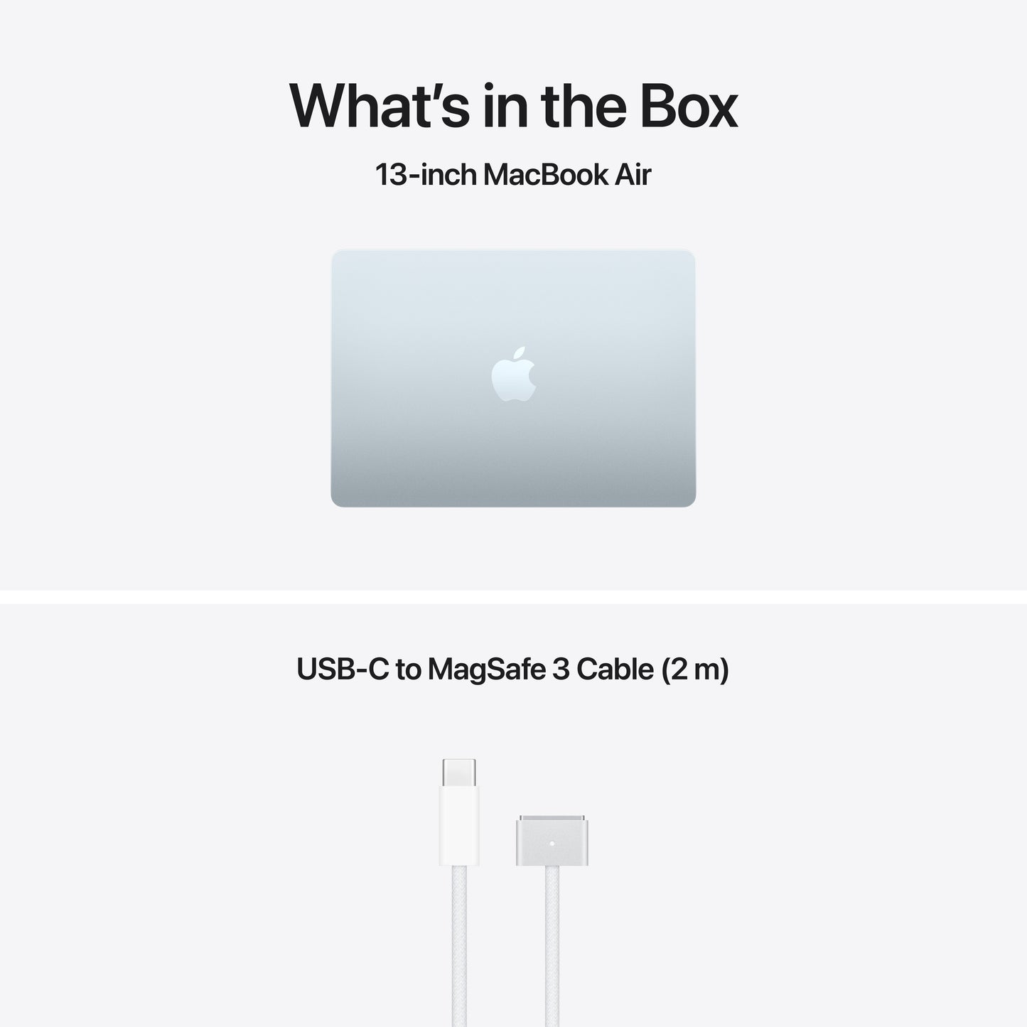 MacBook Air 13-tommer M5 - Himmelblå