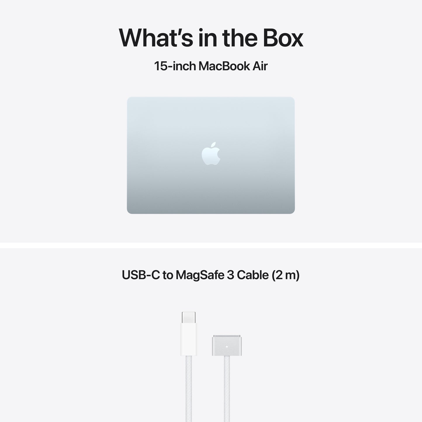 MacBook Air 15-tommer M5 - Himmelblå