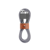 Native Union 1,2 m USB-A til USB-C Belt kabel - Zebrastripet