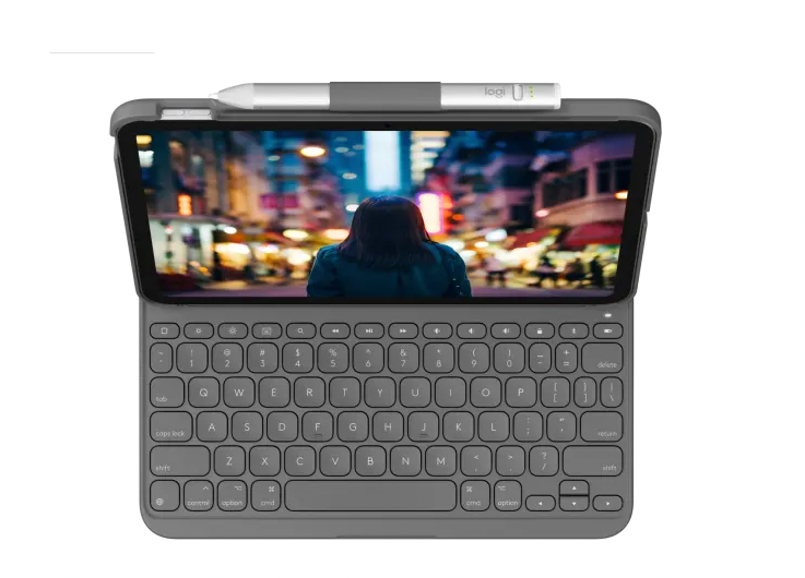 Logitech Slim Folio Tastatur til iPad A16 / (10. gen.)