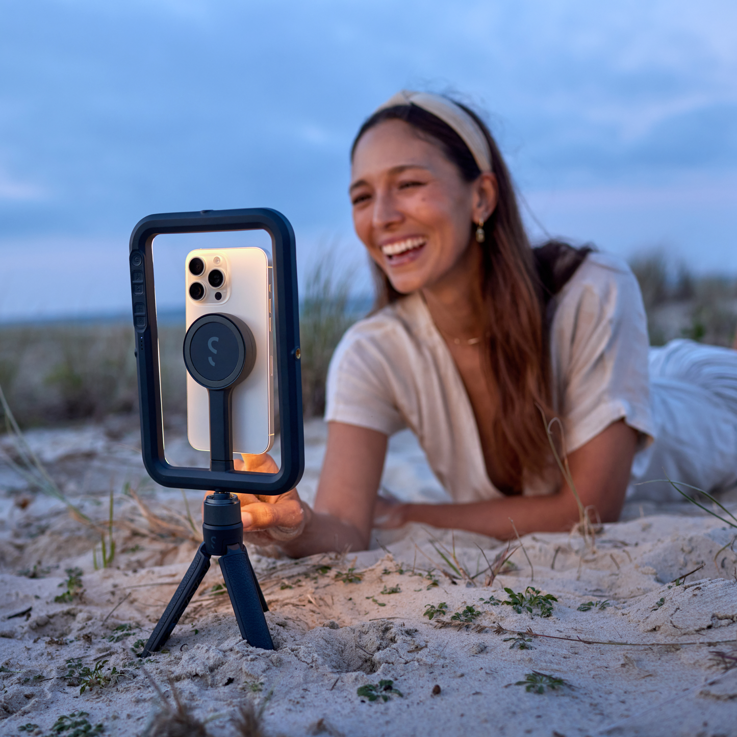 ShiftCam SnapStudio Light Ringlys til iPhone - Midnatt