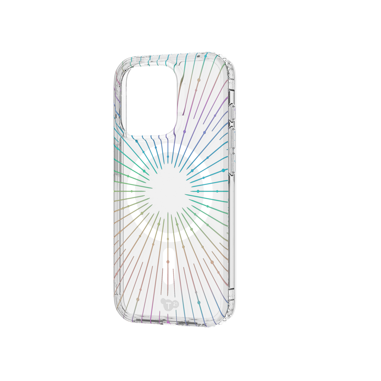 Tech21 Evo Clear Sparkle MagSafe Deksel til iPhone 15 Pro