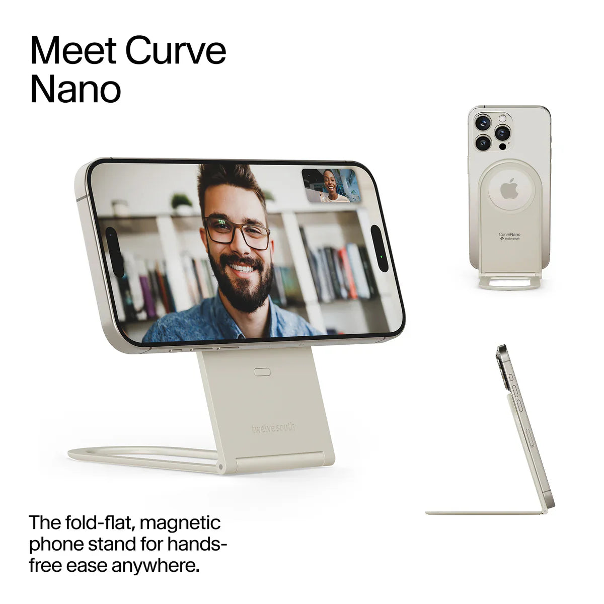 Twelve South Curve Nano Stativ til iPhone - Coastal Blue