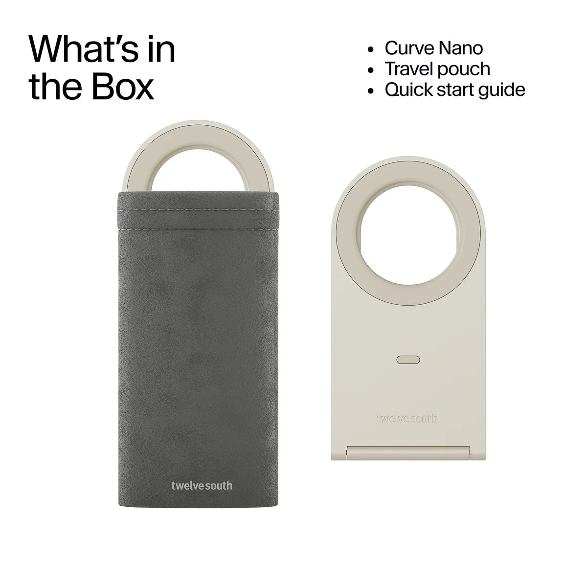 Twelve South Curve Nano Stativ til iPhone - Slate